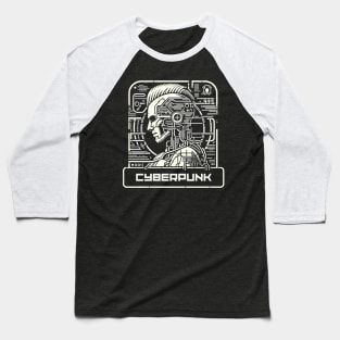 Cyberpunk Logo Baseball T-Shirt